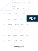 Balancing Equations 25 PDF