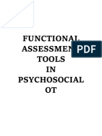 OT 4 Functional Assessments