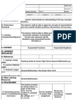 General Math DLL For SHS - (More DLL at Depedtambayanph - Blogspot.com) Q1, Week 07