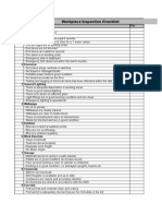 Everythingohs Workplace Inspection Checklist