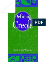 Defining Creole PDF