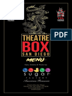 Theatre Box San Diego - Theatre Menu