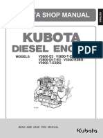 Kubota V3600-T-E3B Diesel Engine Service Repair Manual PDF