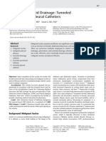 Symptomatic Fluid Drainage: Tunneled Peritoneal and Pleural Catheters