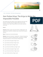 Gan Puttee Kriya - The Kriya To Make The Impossible Possible