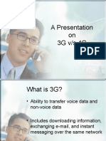A Presentation On 3G