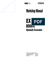 HITACHI EX8000-6 HYDRAULIC EXCAVATOR Service Repair Manual PDF