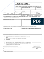 Liberian SIRB Form PDF