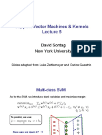 Support Vector Machines & Kernels: David Sontag New York University