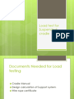 Load Test For Suspended Cradle