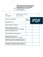 Sifa Student Enrollment Packet Sy19 20