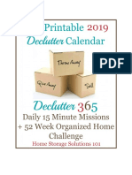 2019 Declutter Calendar Final