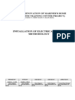 Electrical Feeder System Method Statement