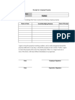 Equipment Accountability Form