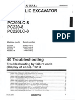 PC200-8 SM - 013 Troubleshooting by Failure Code Part-3