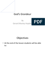 God's Grandeur: by Gerard Manley Hopkins