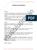 Compensations Benefits Notes PDF