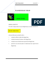 Unit 5 DESIGN OF FLANGED BEAM T BEAM