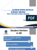 Factors Affecting Student Attrition and Success in Distance Education