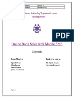 Online Book Sales With Mobile SMS: International School of Informatics and Management