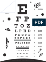 3 Meter Eye Chart Letter Size PDF