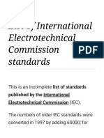 List of International Electrotechnical Commission Standards - Wikipedia PDF