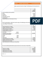 Branch Accounts - Dependent Branches Method: Debtor System Fa-Iv Ii Bcom 2019 Batch