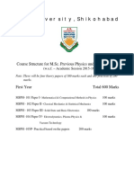 M.Sc. Prev (Physics) PDF