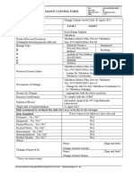 Change Control Form: Giva Olviana Yudhista