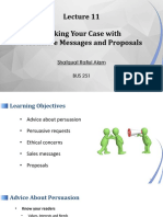 Shafquat Alam - BUS 251 - Lec 10 - Persuasive Messages and Proposals