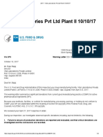 2017 - Vital Laboratories PVT LTD Plant II 10-10-17