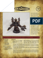 Warpsmith: Wargear Options