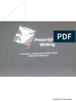 Prescription Writing