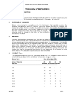 Technical Specifications: I. Conduiting and Wiring