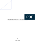 Dezincinc of Galvanized Steel PDF