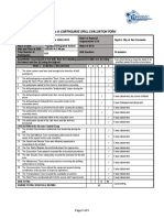 Annex A: Earthquake Drill Evaluation Form: EVALUATION of The Disaster Control Group