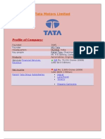 Corporate Story On Tata Motors Submitted by Group 2