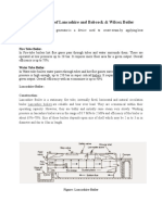 To Study The Model of Lancashire and Babcock & Wilcox Boiler