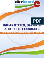 Indian States, Capitals & Official Languages