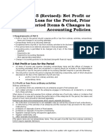 3 - As-5 Net Profit or Loss For The Period, Prior Period Items and Changes in Accounting Policies