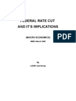 Fed Rate Cut N Implications