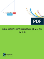 CTS India Night Shift Policy