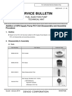 HP0 Supply Pump PCV Unit Disassembly and Assembly PDF