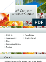 21st Century Literary Genres