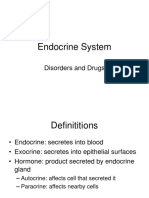 Endocrine System: Disorders and Drugs