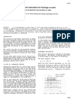 Denver, H., 1985 - Settlement Calculation For Footings On Sand