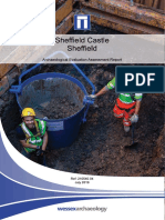 Sheffield Castle Archaeological Evaluation Assessment Report