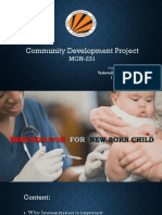 Immunization For New-Born Child