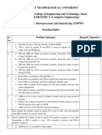 MI Practical Assignment Index