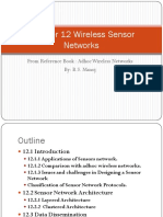 Chapter 12 Wireless Sensor Networks: From Reference Book: Adhoc Wireless Networks By: B.S. Manoj